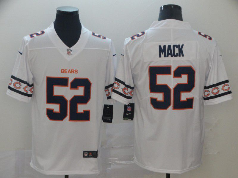 Men Chicago Bears #52 Mack White team logo cool edition NFL Jerseys